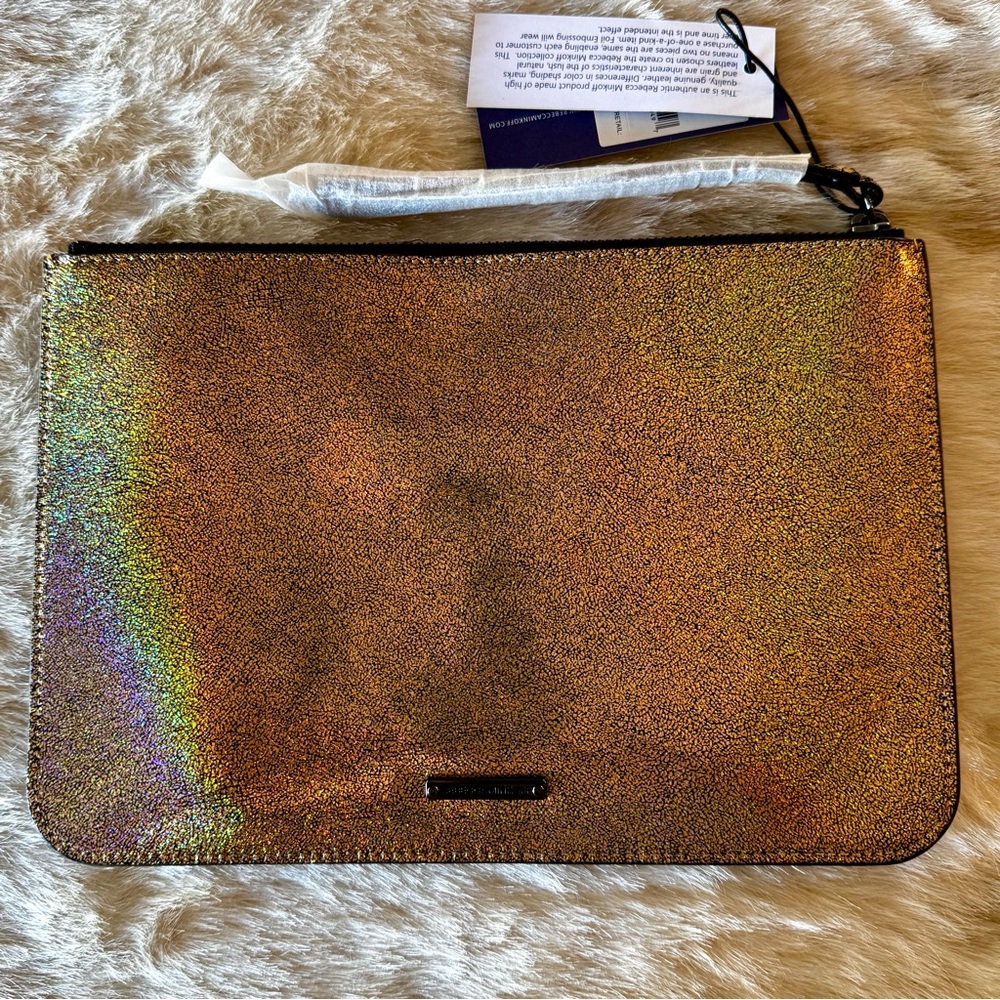 Studded Holographic Clutch - Picture 3 of 7